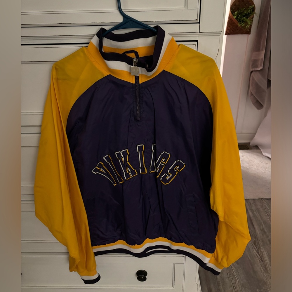 Vikings Quarter-zip Windbreaker